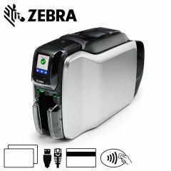 Zebra ZC300 cardprinter dubbelzijdig magneetstrip en Mifare® encoder USB/ethernet