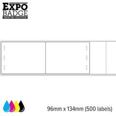 ExpoBadge 96x134mm + 2 vouchers (500 stuks)
