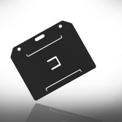 Bh 023 002   badgehouder bh 023 open horizontaal voor 4 kaarten 