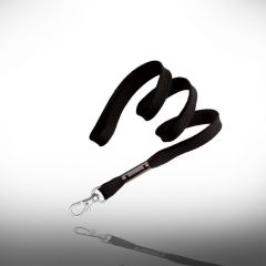 Bk 009 002   badgekoord bk 009 10 mm plat classic karabijn haak 