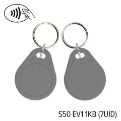 Keyfob NXP MIFARE Classic® 1KB (7UID) grijs