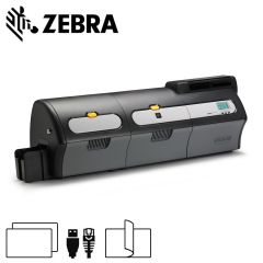 Zebra ZXP Series 7 cardprinter dubbelzijdig met enkelzijdige laminator USB/ethernet