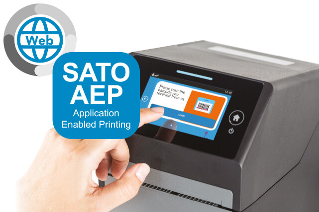 Stand-alone labels printen nog nooit zo gemakkelijk als met SATO Web AEP