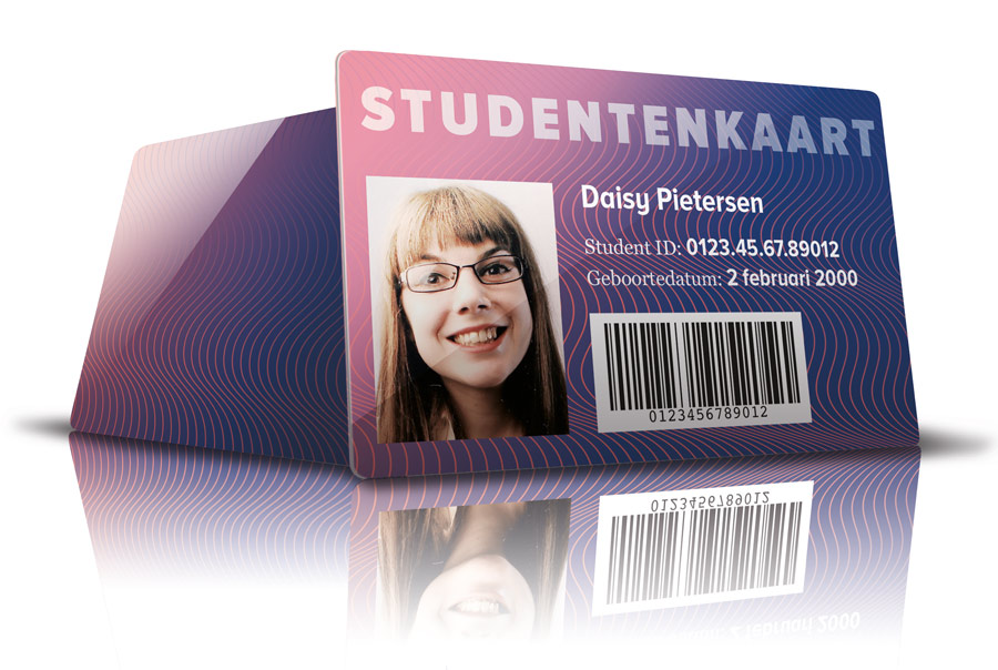 voorbeeld studentenkaart