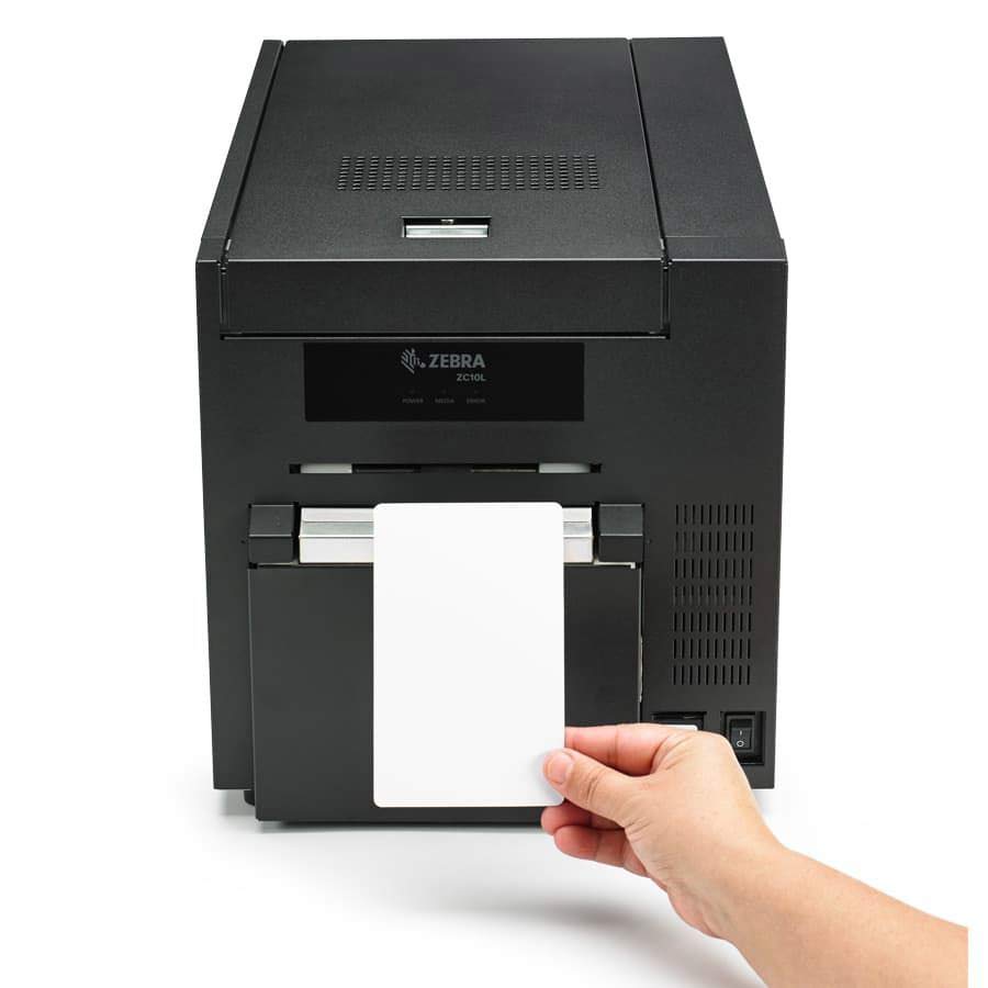 Zebra ZC10L cardprinter