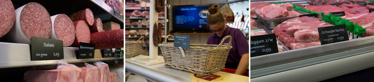 impressie van de winkel