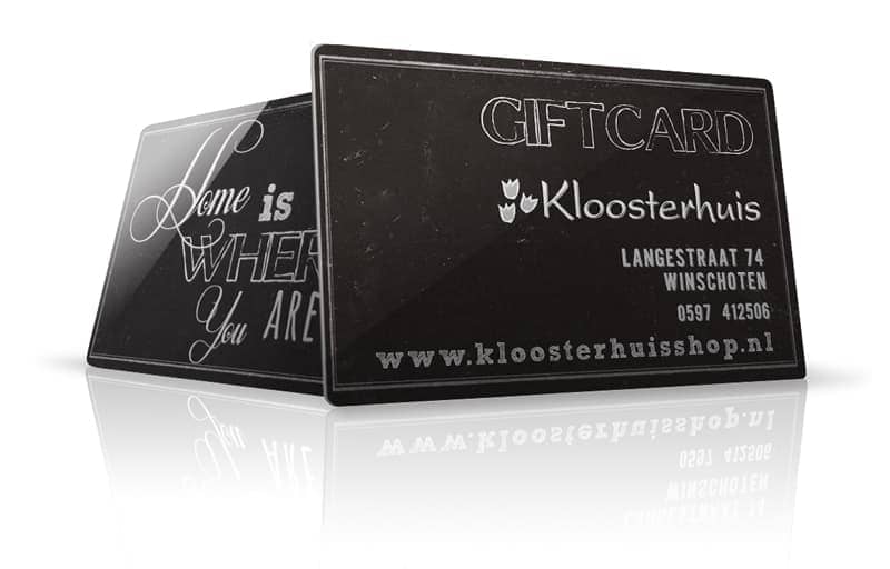 Giftcard Bloemsierkunst Kloosterhuis